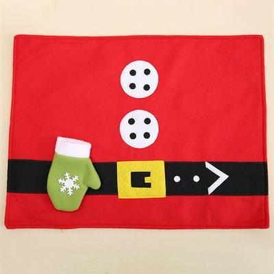 Christmas Placements with Cutlery Holder for Dinning Table