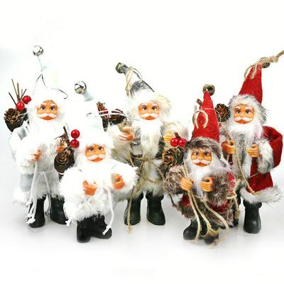 Santa Claus Doll Toy Christmas Tree Hanging Ornaments Decoration Exquisite Xmas Happy New Year 