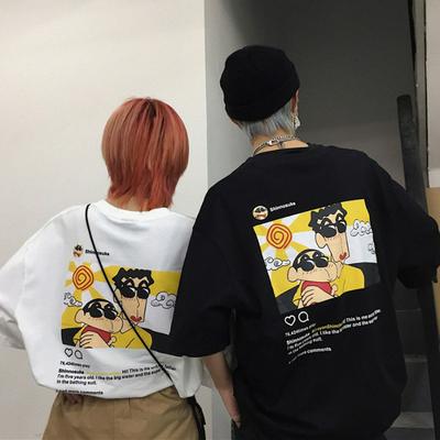 Women's Cartoon T-shirt Comfortable His and Hers Top