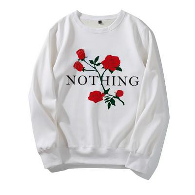 Women's Thick Floral Sweatshirts Warm Cuff and Waist Gathered Top