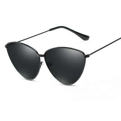 Stylish Cat-eye UV Protection Sunglasses with Metal Temple and PC Lens Sexy Decorative Sunglasses for Party