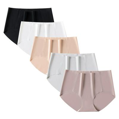 5pcs Women's Seamless Maternity Panties Breathable Pregnancy Underwear