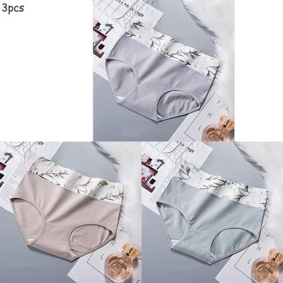 Women's briefs Comfortable All cotton seamless abdomen Cotton High waist underwear Women Sexy Ultra-thin Panties