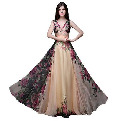  Strapless Elegant Giant Flower Chiffon Evening Dress Long Skirt Night Party High Waist Dressing