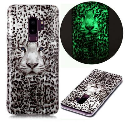 Luminous Colored Painting Shockproof Anti-Scratch Soft TPU Back Cover Case for Samsung Galaxy S9
