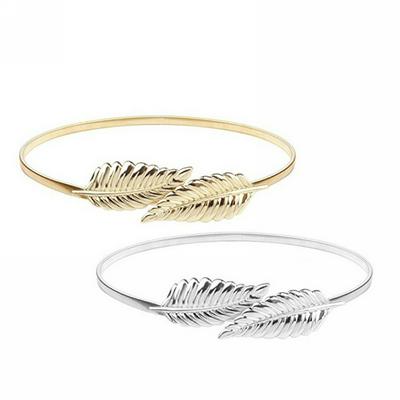 For Women Belt Sheet Design Clasp Stretch Metal Belt Skinny Elastic Cinturon Suburbs Fatal  