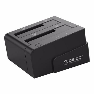 ORICO USB 3.0 to SATA Two-bay External Hard Drive Docking Station for 2.5 or 3.5in HDD, SSD