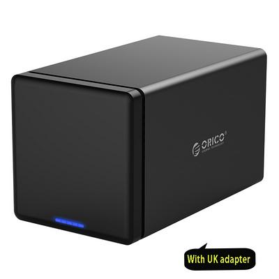 ORICO NS400U3 4 Bay 3.5inch SATA HDD Enclosure USB 3.0 40TB 5Gbps UASP with 12V/6.5A Adapter
