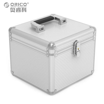 ORICO Aluminum HDD Protector Box 10 3.5-inch Hard Drive Protection Box Storage with Locking For 2.5 Inch HDD M.2 SSD Case