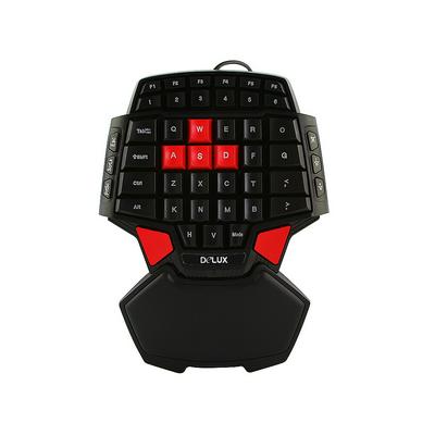Wholesale Colorful T9 Genuine Product Delux Wired Keyboard Jedi Survival Chicken Game One-Handed Keyboard Manufacturers Direct S