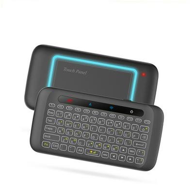 H20 Mini Wireless Keyboard Backlight Touchpad Air Mouse IR Leaning TV Windows Remote Control 