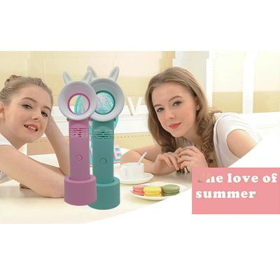 Mini Leafless Fan USB Rechargeable Portable Handheld Handy Small Desktop Bladeless Cooling Fan Cooler