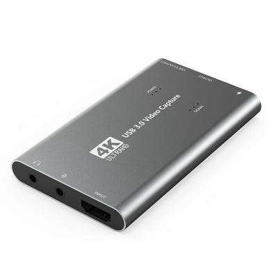 Video Capture Card Portable HDMI to USB3.0 4K1080P 60Hz Video Converter for Game Streaming Live Broadcasts