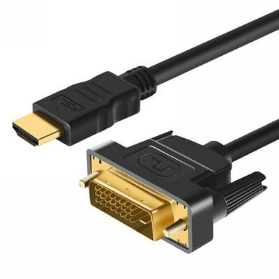 HDMI / DVI 24 + 1 Pin Adapter Cables 1080P 3D for LCD Display DVD HDTV DVI 1m 2m 3m 5m