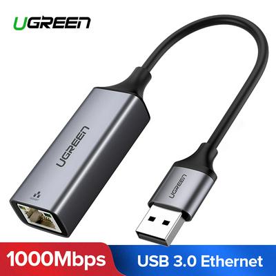 Ugreen USB Ethernet Adapter USB 3.0 2.0 Netwerkkaart te RJ45 Lan voor Windows 10 Xiao mi mi box 3 nintend Switch Ethernet USB