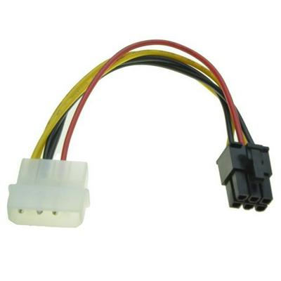 4 Pin Molex to 4 Pin PCI-Express PCIE Video Card Power Adapter Converter Cable 18 cm 