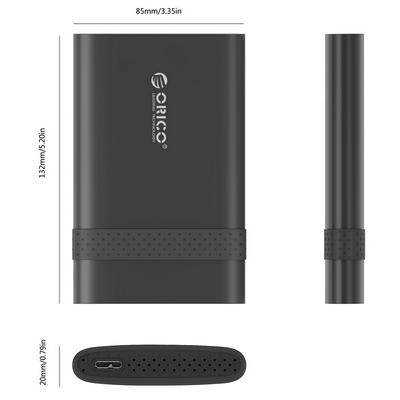 ORICO 2TB sata usb 3.0 2.5inch Black 2538U3-BK HDD SSD disk box with Rubber band for hard drive case