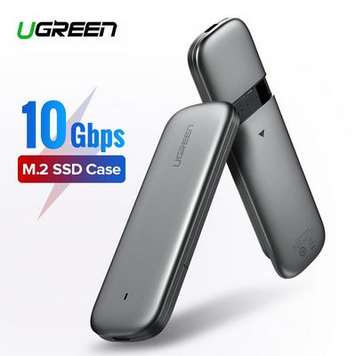 Ugreen M2 SSD Case NVME Behuizing M.2 naar USB Type C 3.1 SSD Adapter voor NVME PCIE NGFF SATA M /B Sleutel SSD Schijf Doos M.2 SSD Case
