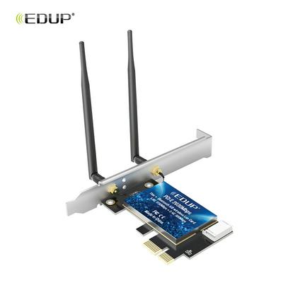 EDUP EP-9631 AC2030 BT5 WiFi PCI Express Draadloze Dual Band Tech Adapter