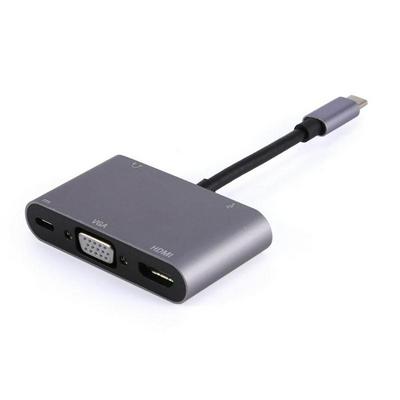 5 in 1 USB3.1 HUB Type-C to 4K HDMI +VGA +Audio +USB3.0 +PD USB3.1 Converter Adapter Cable Computer Peripherals