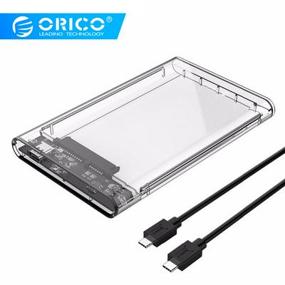 ORICO 2139C3-G2 2.5 inch HDD Case SATA to USB 3.1 Type-C HDD Hard Disk Transparent Drive   