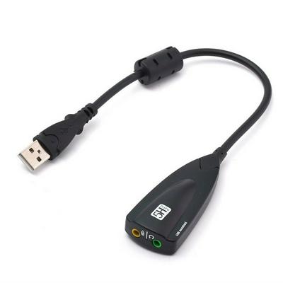 External Sound Card 7.1 Surround Sound Driver Free USB Audio Adapter for Laptops, Desktops