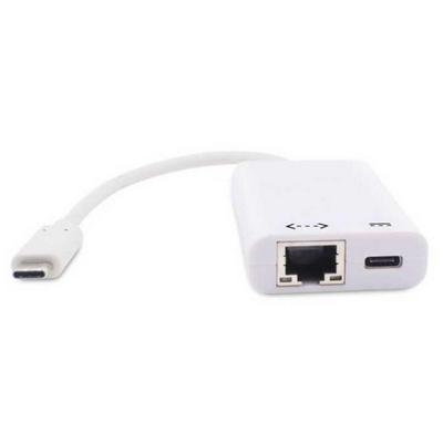 USB 3.1 TYPE-C Om RJ45 Gigabit Ethernet Card + PD Voeding Adapter