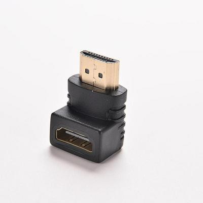 HDMI V1.4 Right Angle Male to HDMI Female Gold Plated Adapter Cable 90 Degree HDTV 1080P