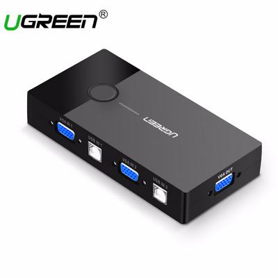 Ugreen Switch Box Printer Keyboard Mouse Monitor Sharing Adapter KVM Switcher VGA Splitter 1920*1440 USB 
