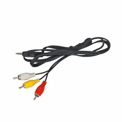 3.5mm Jack To 3 RCA Male Audio Video AV Cable AUX Stereo Cord Standard Converter 1.5m Wire