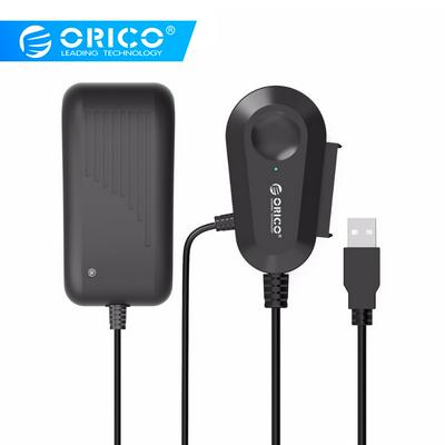 SATA to USB Cable USB 3.0 to Hard Drive Adapter for 2.5/3.5 Inch Hard Drive Disk Support UASP with 12V 2A Power AdapterFeature  Model: ORICO 2159U3 Material: Clear PC Chipset: JMS578 Applicable: 2.5inch HDD Output Interface: Micro-b Input Interface: SATA 