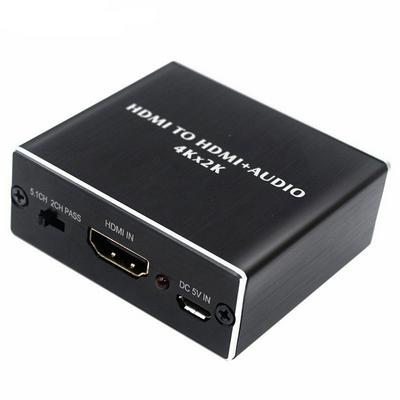 4K x 2K HDMI Audio + 3.5mm Stereo 1.4 Audio Splitter Extractor 5.1 Channel Converter HDMI Optical TOSLINK SPDIF 