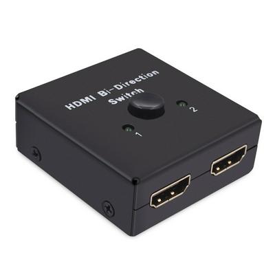 HDMI Splitter Bi-Directional HDMI Switcher 2 Input 1 Output, Supports UHD 3840x2160 for Xbox PS4 HDTV