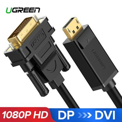 Ugreen 1080P Displayport DP DVI Cable DVI-D 24+1 Adapter Projector TV Monitor PC Laptop Adapter