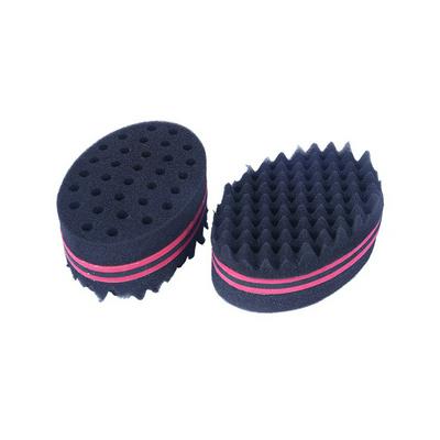 Hair Brush Sponges Double-sided Barber Sponge for Afro Natural Hair