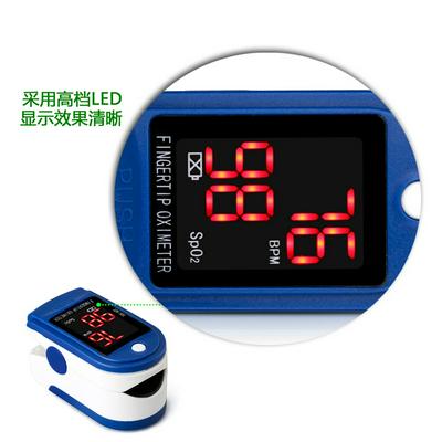 LED Oximeter Finger Pulse Oximetry Monitor Refers Heart Rate Blood Pressure Monitor 
