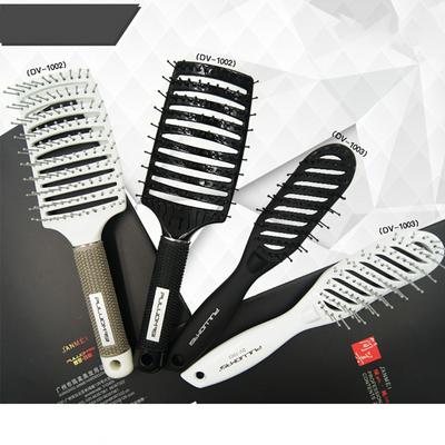 Professional Anti-Static Salon Dedicated Curly Hair Styling Hair Brush Ribs Comb for Hair Styling Curling Tool
