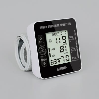 Digital Automatic Blood Pressure Monitor Wrist Blood Pressure Monitor Electronic Meter Smart Measure Heart Rate Tonometer with Voice Optional 