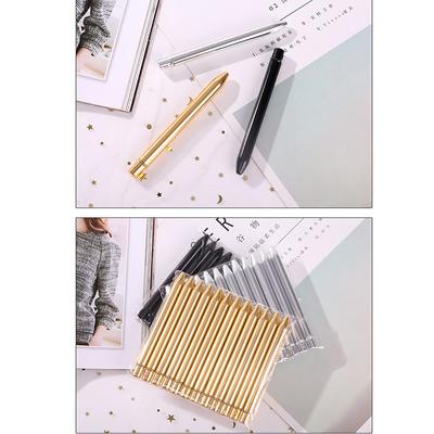 X718 Bullet Shaped Portable Metal Handle Collapsible Lips Makeup Cosmetic Brush with Protect Cap