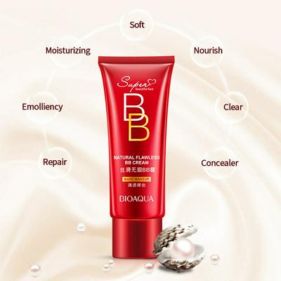 40ml Natural Flawless Moisturizing Face Beauty Makeup Foundation Whitening Skin Care Makeup BB Cream Concealer For Primer Makeup Base