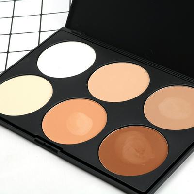 Professional 6 Color Blush Trimming Set Makeup Contour Blusher Face Powder Foundation Makeup Palette Cosmetics