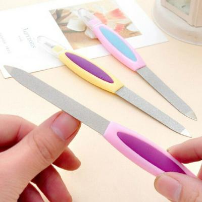 1Pcs Double Sided Stainless Steel Multi-Function Manicure Pedicure Nail Polish Nail File Women Beauty Manicure Tools
