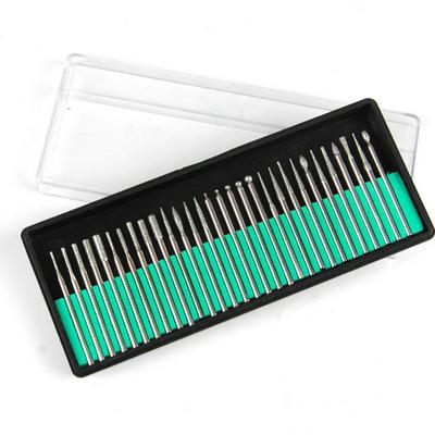 30pcs Nail Drill Bits Set Pedicure Bits Manicure Machine 2.35 Rod Filing Manicure Tool for Nail Art Drill Electric Nail File
