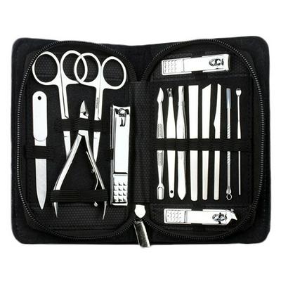 15 in 1 Utility Pedicure Scissors Tweezer Knife Ear Pick Nails Art Beauty Professional Nail Clipper Kit Manicure Set