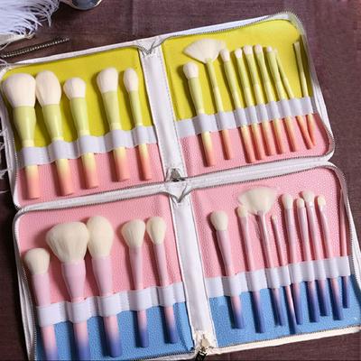 14pcs Make-Up Brushes Set Cosmetic Powder Foundation Eyeshadow Eyeliner Soft Wool Fiber Brush Kits Make Up 