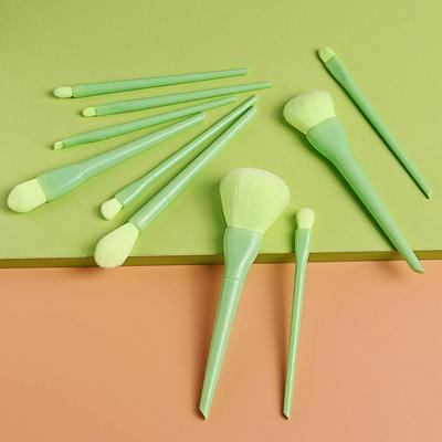 10pcs Multi-function Candy Makeup Brushes Set Soft Cosmetic Beauty Tools