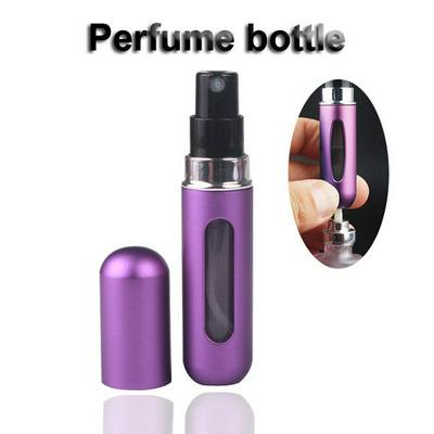 5ml Portable Travel Refillable Aluminum Cosmetics Self-Pumping Water Supplementary Small Sprinkler Bottom Filling Perfume Spray Bottle