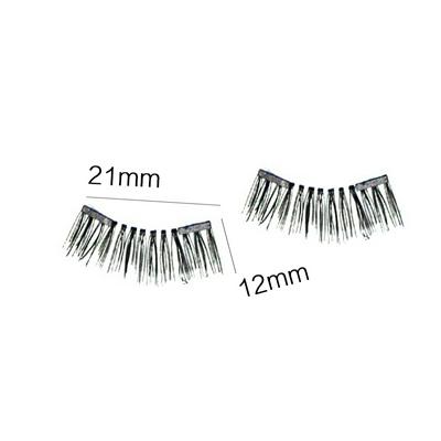 4pcs Long Think Mink Lashes High Volume Cruelty Upper Lashes 3D Magnetic Reusable False Eyelashes 