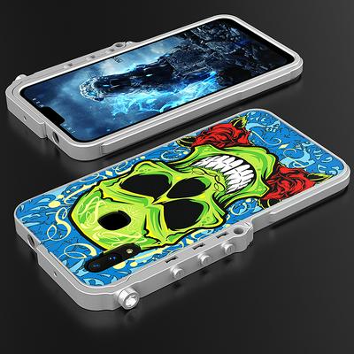 Colored Painting Mechanical Arm Detachable Metal Aluminium Back Cover Case for Vivo X21 