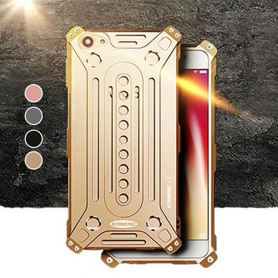 Ginmic Arbitrary Series Armor Detachable 2 in 1 Metal Aluminum Back Cover Case for Vivo X9